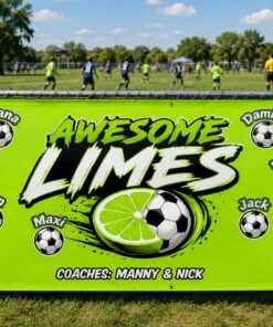 Soccer Ayso custom team banners
