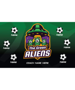 Aliens 3 AYSO custom soccer banner