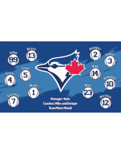 Toronto Blue Jays 1 Custom Little League Banner