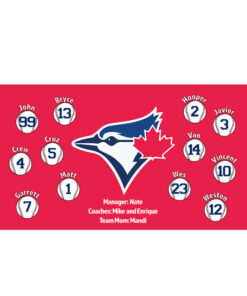 Toronto Blue Jays 4 Custom Little League Banner