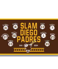 Slam Diego Padres little league baseball banner