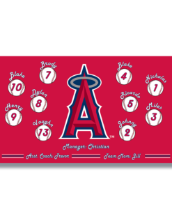 Los Angeles Angels of Anaheim Team Banner