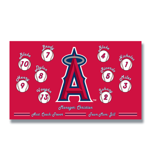 Los Angeles Angels of Anaheim Team Banner