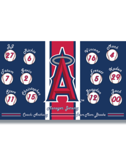 Los Angeles Angels of Anaheim Team Banner