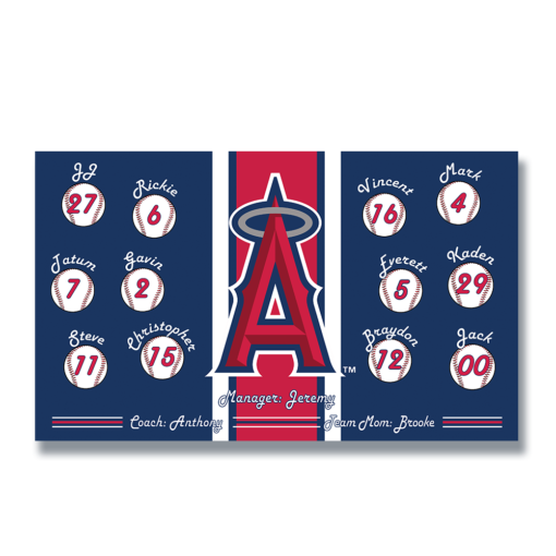 Los Angeles Angels of Anaheim Team Banner