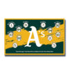 Oakland Large White A's Distressed Little League Team Banner