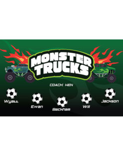 Monster Trucks 1 AYSO custom soccer banner