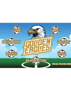 Golden Eagles 2 AYSO custom soccer banner