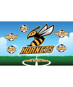 Hornets AYSO custom soccer banner