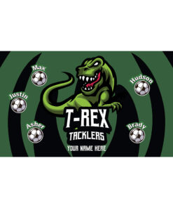 T-Rex Tacklers AYSO custom soccer banner