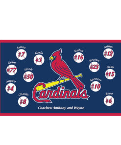 Cardinals Custom Little League Baseball Team Banner