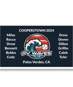 Cooperstown tournament custom baseball team banner