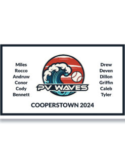 Cooperstown tournament custom baseball team banner