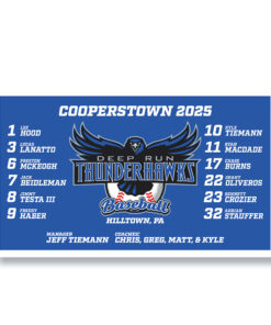 Cooperstown Team Banner Baseball