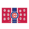 Cubs 4 Vertical Custom Little League Baseball Team Banner