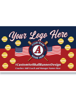 Custom Softball Team Banner