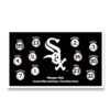 White Sox - Black custom little league baseball banner