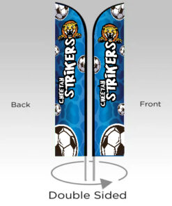 Custom Team Feather Flag (2-Sided) - 8 ft