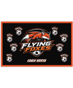 flying foxes ayso soccer team banner