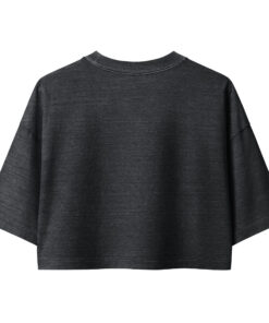 Soccer Mom 2 Womens cropped tee washed black