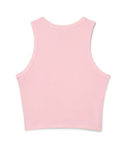 soccer mom 1 micro rib racer tank for women pink